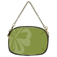 Hibiscus Sakura Woodbine Green Chain Purses (two Sides)  by Mariart