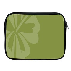 Hibiscus Sakura Woodbine Green Apple Ipad 2/3/4 Zipper Cases by Mariart