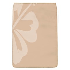 Hibiscus Sakura Toasted Almond Grey Flap Covers (s)  by Mariart