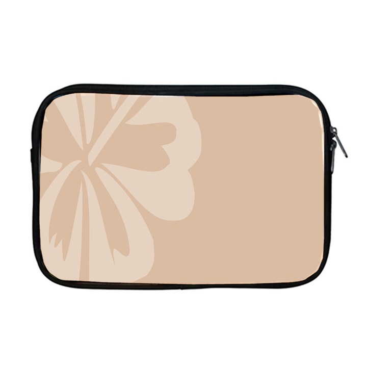 Hibiscus Sakura Toasted Almond Grey Apple MacBook Pro 17  Zipper Case