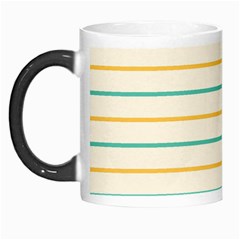 Horizontal Line Yellow Blue Orange Morph Mugs by Mariart