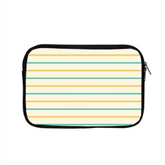 Horizontal Line Yellow Blue Orange Apple Macbook Pro 15  Zipper Case by Mariart