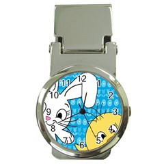 Easter Bunny And Chick  Money Clip Watches by Valentinaart