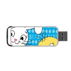 Easter Bunny And Chick  Portable Usb Flash (one Side) by Valentinaart