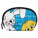 Easter bunny and chick  Accessory Pouches (Large)  Front