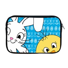 Easter Bunny And Chick  Apple Macbook Pro 17  Zipper Case by Valentinaart