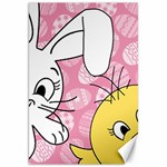 Easter bunny and chick  Canvas 20  x 30   19.62 x28.9  Canvas - 1