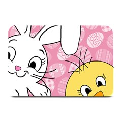 Easter Bunny And Chick  Plate Mats by Valentinaart