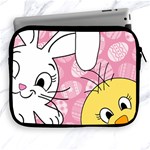 Easter bunny and chick  Apple iPad 2/3/4 Zipper Cases Front