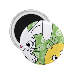 Easter Bunny And Chick  2 25  Magnets by Valentinaart