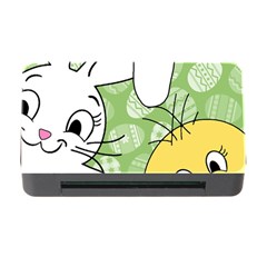 Easter Bunny And Chick  Memory Card Reader With Cf by Valentinaart