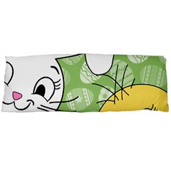 Easter Bunny And Chick  Body Pillow Case (dakimakura) by Valentinaart