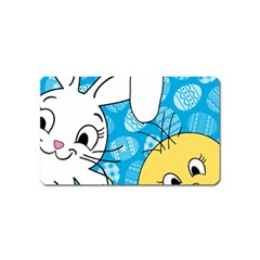 Easter bunny and chick  Magnet (Name Card)