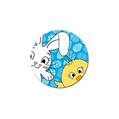 Easter bunny and chick  Golf Ball Marker