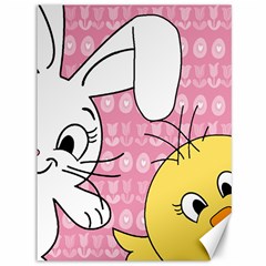 Easter Bunny And Chick  Canvas 36  X 48  