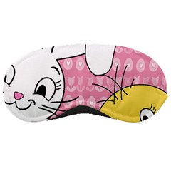 Easter Bunny And Chick  Sleeping Masks by Valentinaart