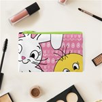 Easter bunny and chick  Cosmetic Bag (XS) Front