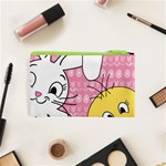 Easter bunny and chick  Cosmetic Bag (XS) Back