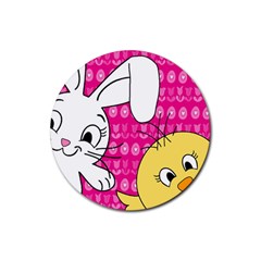 Easter Rubber Coaster (round)  by Valentinaart