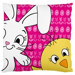 Easter Large Cushion Case (two Sides) by Valentinaart