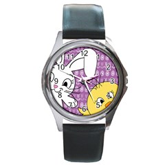 Easter Round Metal Watch