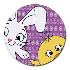 Easter Round Mousepads