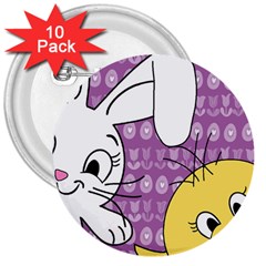 Easter 3  Buttons (10 pack) 