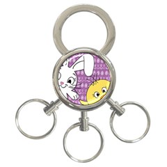 Easter 3-Ring Key Chains