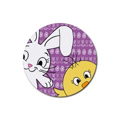 Easter Rubber Coaster (Round) 