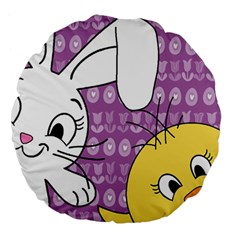 Easter Large 18  Premium Round Cushions