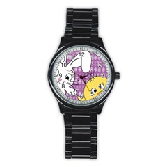 Easter Stainless Steel Round Watch