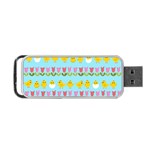 Easter - chick and tulips Portable USB Flash (Two Sides) Front