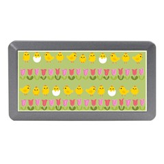 Easter - Chick And Tulips Memory Card Reader (mini) by Valentinaart