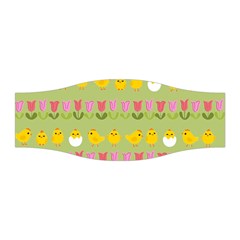 Easter - Chick And Tulips Stretchable Headband by Valentinaart