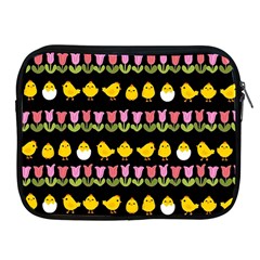 Easter - Chick And Tulips Apple Ipad 2/3/4 Zipper Cases by Valentinaart