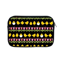 Easter - Chick And Tulips Apple Ipad Mini Zipper Cases by Valentinaart