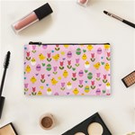 Easter - chick and tulips Cosmetic Bag (Small)  Front