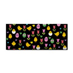 Easter - Chick And Tulips Cosmetic Storage Cases by Valentinaart