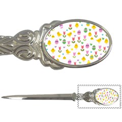 Easter - Chick And Tulips Letter Openers by Valentinaart