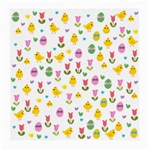 Easter - chick and tulips Medium Glasses Cloth (2-Side) Front