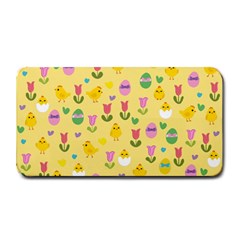 Easter - Chick And Tulips Medium Bar Mats by Valentinaart