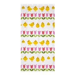 Easter - Chick And Tulips Shower Curtain 36  X 72  (stall)  by Valentinaart