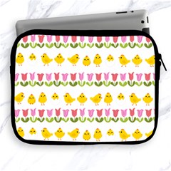 Easter - Chick And Tulips Apple Ipad 2/3/4 Zipper Cases by Valentinaart