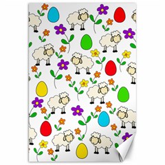 Easter Lamb Canvas 20  X 30   by Valentinaart