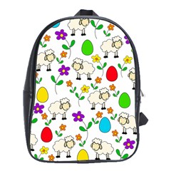 Easter Lamb School Bags (xl)  by Valentinaart