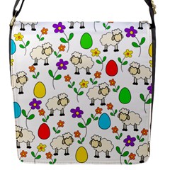 Easter Lamb Flap Messenger Bag (s) by Valentinaart