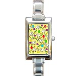 Easter lamb Rectangle Italian Charm Watch Front