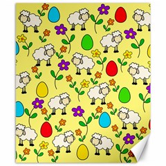 Easter Lamb Canvas 8  X 10  by Valentinaart