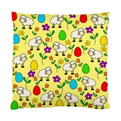 Easter Lamb Standard Cushion Case (two Sides) by Valentinaart