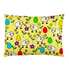 Easter Lamb Pillow Case by Valentinaart